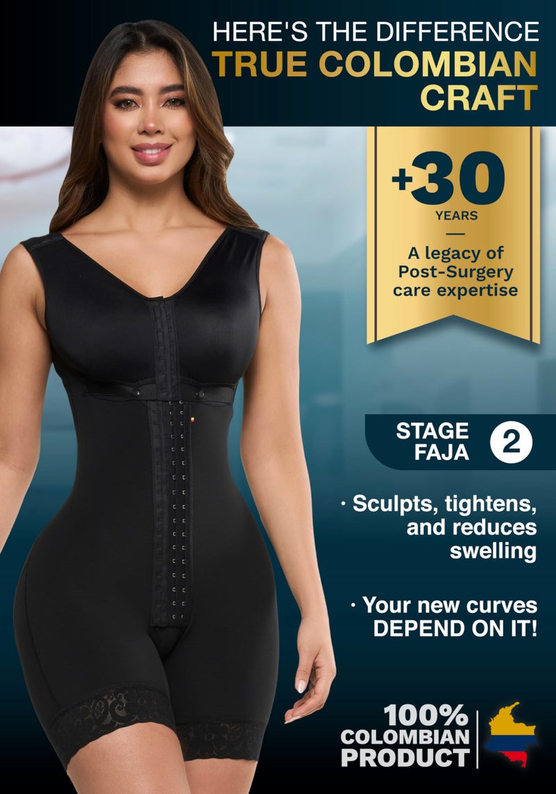 Sonryse Fajas Colombianas Post Surgery Compression Garment Stage 2 Faja Lipo BBL - Image 2